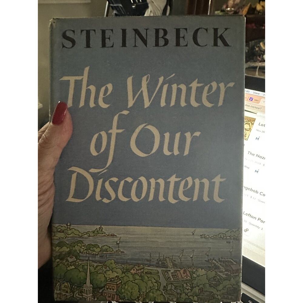 The Winter of Our Discontent by John Steinbeck‎ 1st Edition Vintage HC/DJ 1961